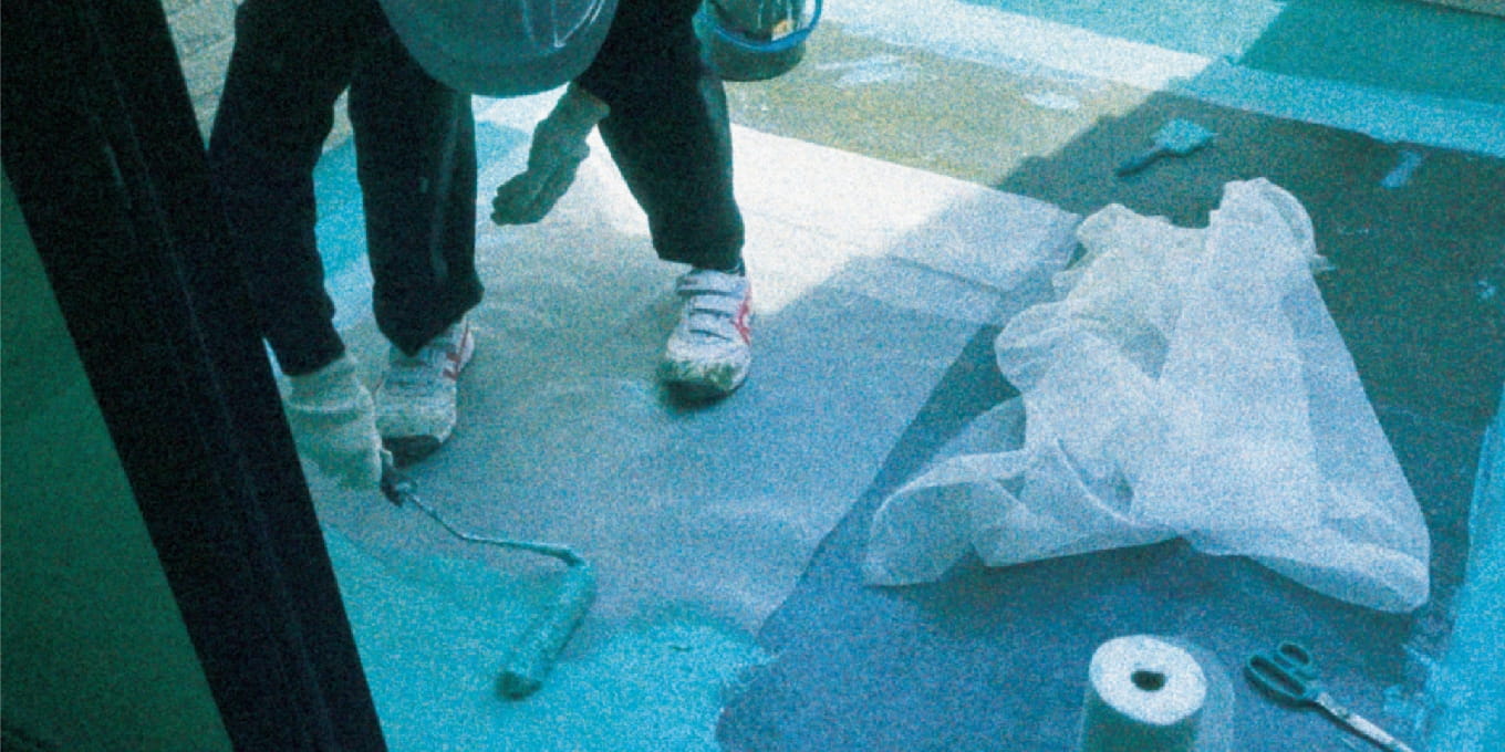 塗装工事の施工シーン