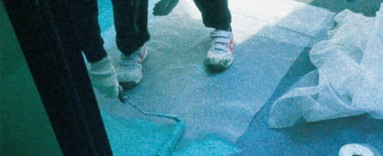 防水工事の現場写真